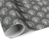 Das heilige Gesicht mit Dornen gekrönt Geschenkpapier (Rolleneckpunkt)