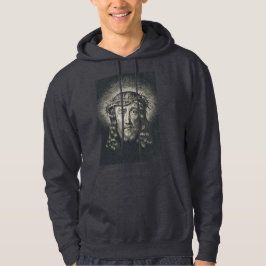 Das heilige Gesicht mit Dornen gekrönt Hoodie