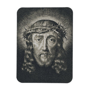 Das heilige Gesicht mit Dornen gekrönt Magnet