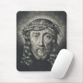 Das heilige Gesicht mit Dornen gekrönt Mousepad (Mit Mouse)