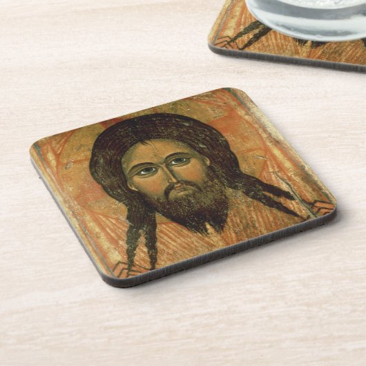 Das heilige Gesicht (Platte) Untersetzer (Linke Seite)