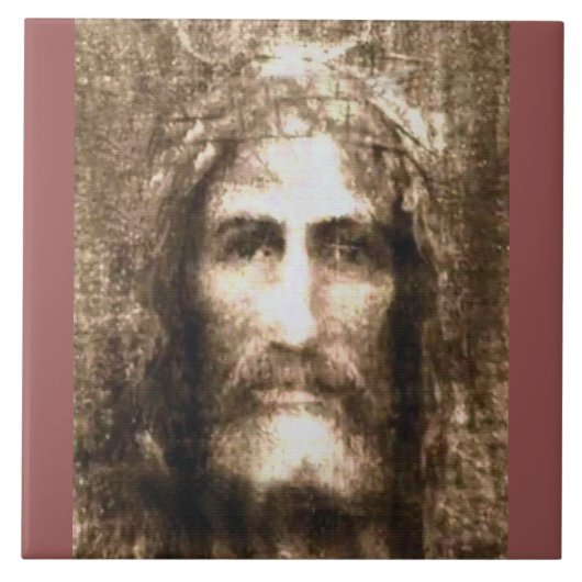 DAS HEILIGE GESICHT VON JESUS FLIESE (Vorderseite)