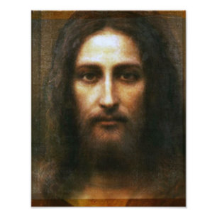 DAS HEILIGE GESICHT VON JESUS FOTODRUCK