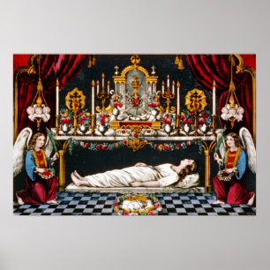 Das heilige Grab der gesegneten Jungfrau - 1907 Poster