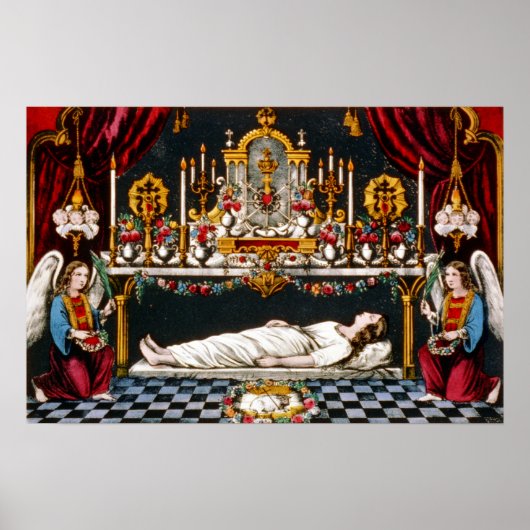 Das heilige Grab der gesegneten Jungfrau - 1907 Poster (Vorne)