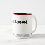 DAS HEILIGE GRAL ZWEIFARBIGE TASSE (VorderseiteRechts)