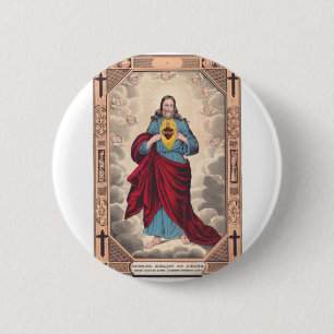 Das Heilige Herz Jesu Button