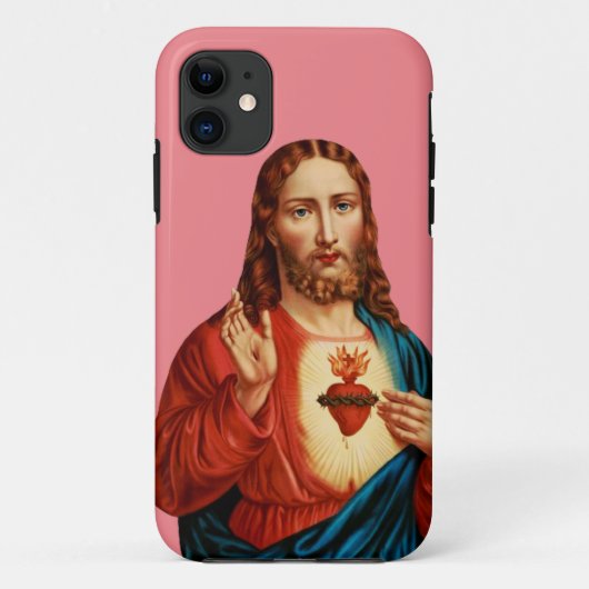 Das heilige Herz Jesu Case-Mate iPhone Hülle (Rückseite)