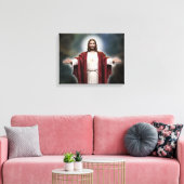 Das heilige Herz Jesu - ein ehrenvolles Bild Leinwanddruck (Insitu (Wohnzimmer))