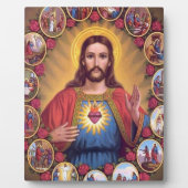 Das heilige Herz Jesu Fotoplatte (Vorderseite)