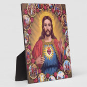 Das heilige Herz Jesu Fotoplatte (Seite)