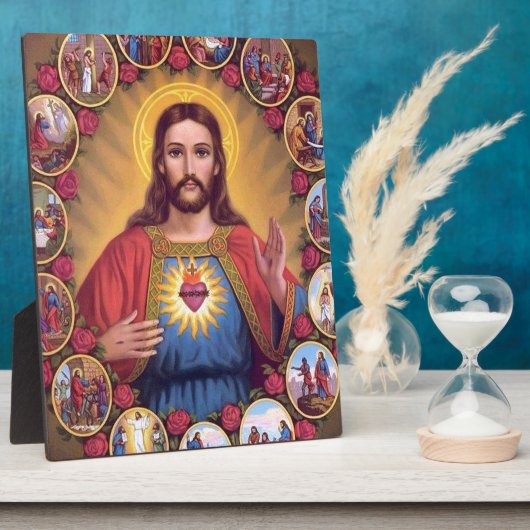 Das heilige Herz Jesu Fotoplatte (Seite)