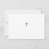 Das heilige Herz Jesu katholische Beerdigung Dankeskarte (Rückseite)