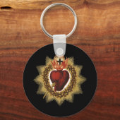 Das heilige Herz Jesu Katholische Hingabe T-ShirtD Schlüsselanhänger (Vorderseite)