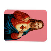 Das heilige Herz Jesu Magnet (Horizontal)