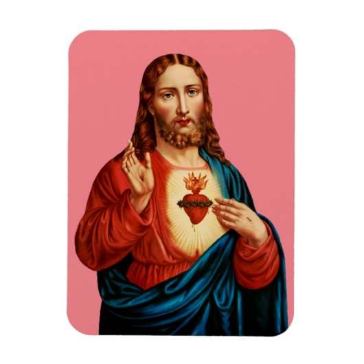 Das heilige Herz Jesu Magnet (Vertikal)