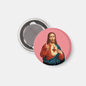 Das heilige Herz Jesu Magnet (Vorderseite/Rückseite)