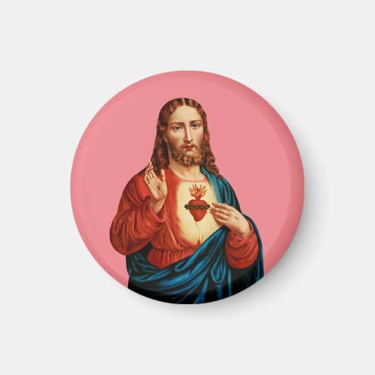 Das heilige Herz Jesu Magnet (Vorne)