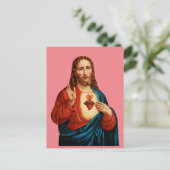 Das heilige Herz Jesu Postkarte (Stehend Vorderseite)