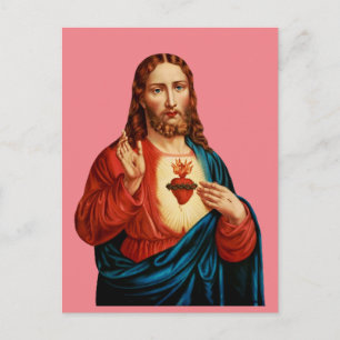 Das heilige Herz Jesu Postkarte