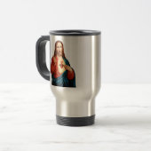 Das heilige Herz Jesu Reisebecher (Vorderseite Links)