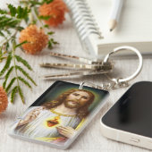 Das heilige Herz Jesu Schlüsselanhänger (Vorderseite rechts)