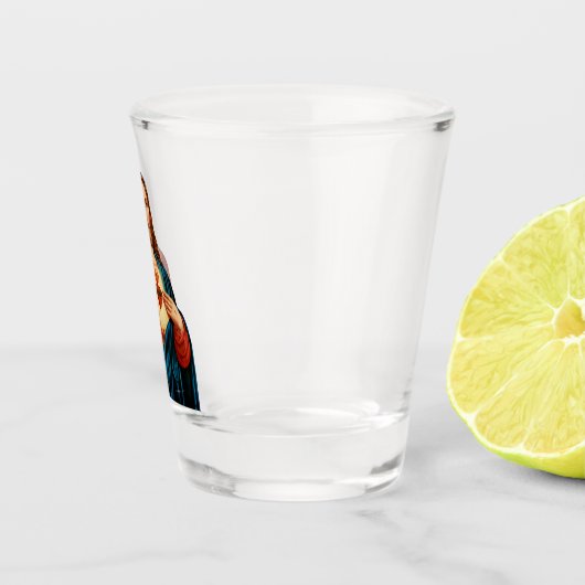 Das heilige Herz Jesu Schnapsglas (Rechts)