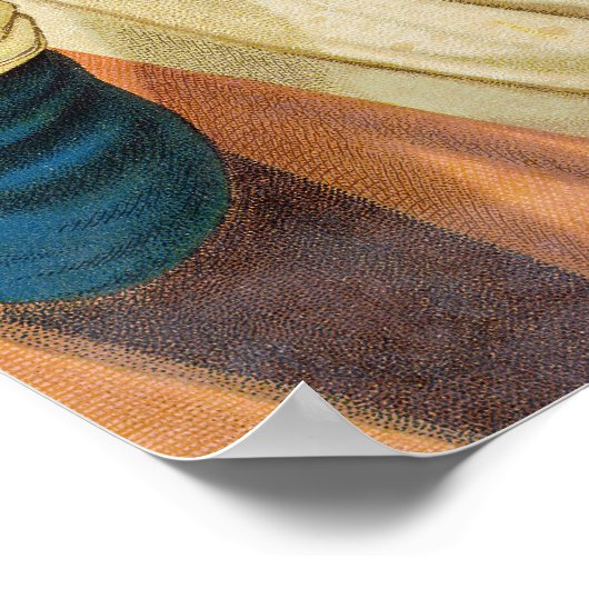 Das heilige Herz Poster (Ecke)