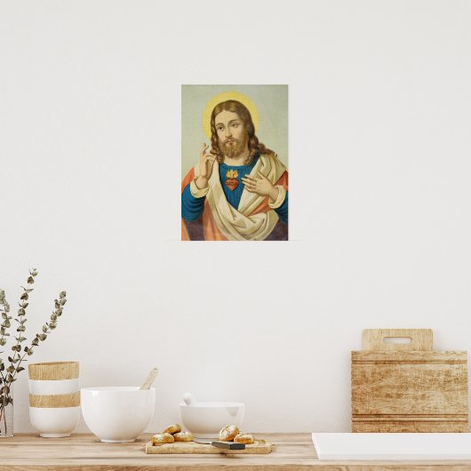 Das heilige Herz Poster (Küche)