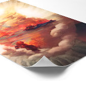 Das heilige Herz Poster (Ecke)