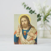Das heilige Herz Postkarte (Stehend Vorderseite)