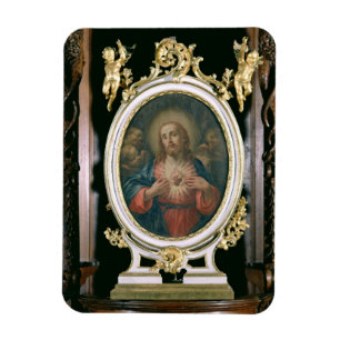Das heilige Herz von Christus, vom Boarding Scho Magnet
