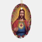 Das heilige Herz von Jesus Keramikornament (Rechts)