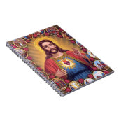 Das heilige Herz von Jesus Notizblock (Rechte Seite)