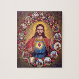 Das heilige Herz von Jesus Puzzle