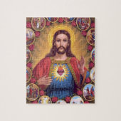 Das heilige Herz von Jesus Puzzle (Vertikal)