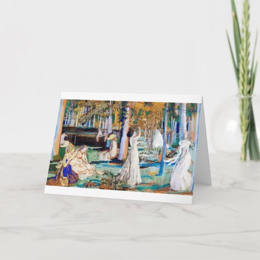 Das heilige Holz, Maurice Denis Karte (Vorderseite)