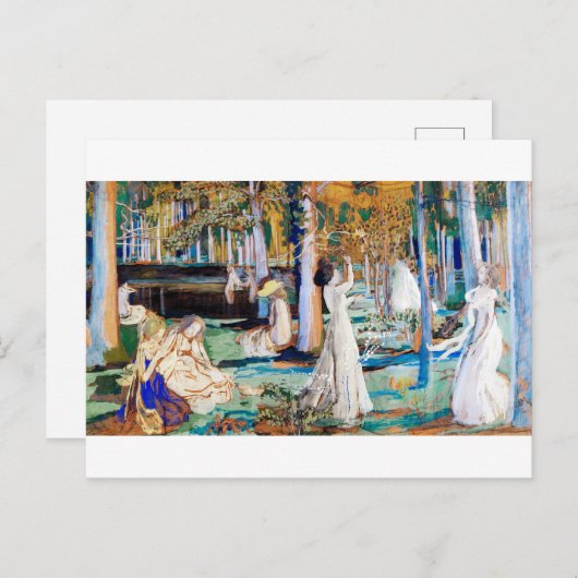 Das heilige Holz, Maurice Denis Postkarte (Vorne/Hinten)