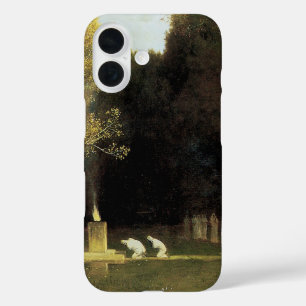 Das heilige Holz von Arnold Bocklin, Vintage Kunst iPhone 16 Hülle