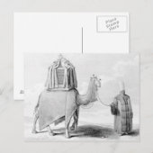 Das heilige Kamel Postkarte (Vorne/Hinten)