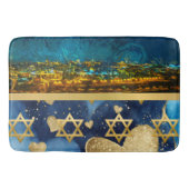 Das heilige Land a Nacht in Jerusalem Badematte (Vorderseite)