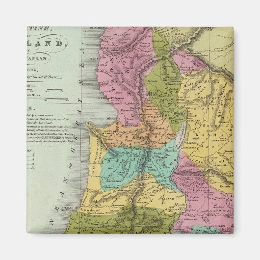 das Heilige Land Palästina Magnet (Vorne)