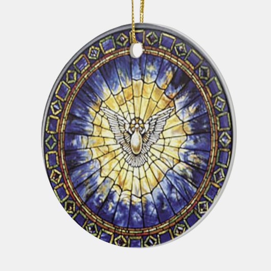 Das Heiliger Geist Keramik Ornament (Links)