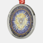 Das Heiliger Geist Silbernes Ornament (Links)