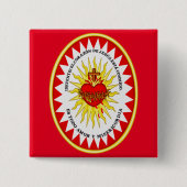 Das heiligste Herz Jesu Button (Vorderseite)