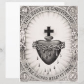 Das heiligste Herz Jesu Christi (Vorne/Hinten)
