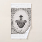 Das heiligste Herz Jesu Christi Badhandtuch Set (Handtuch)