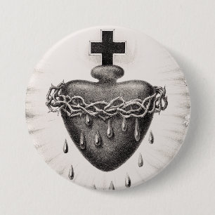 Das heiligste Herz Jesu Christi Button