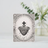 Das heiligste Herz Jesu Christi Einladung (Stehend Vorderseite)