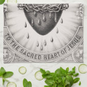 Das heiligste Herz Jesu Christi Geschirrtuch (Gefaltet)